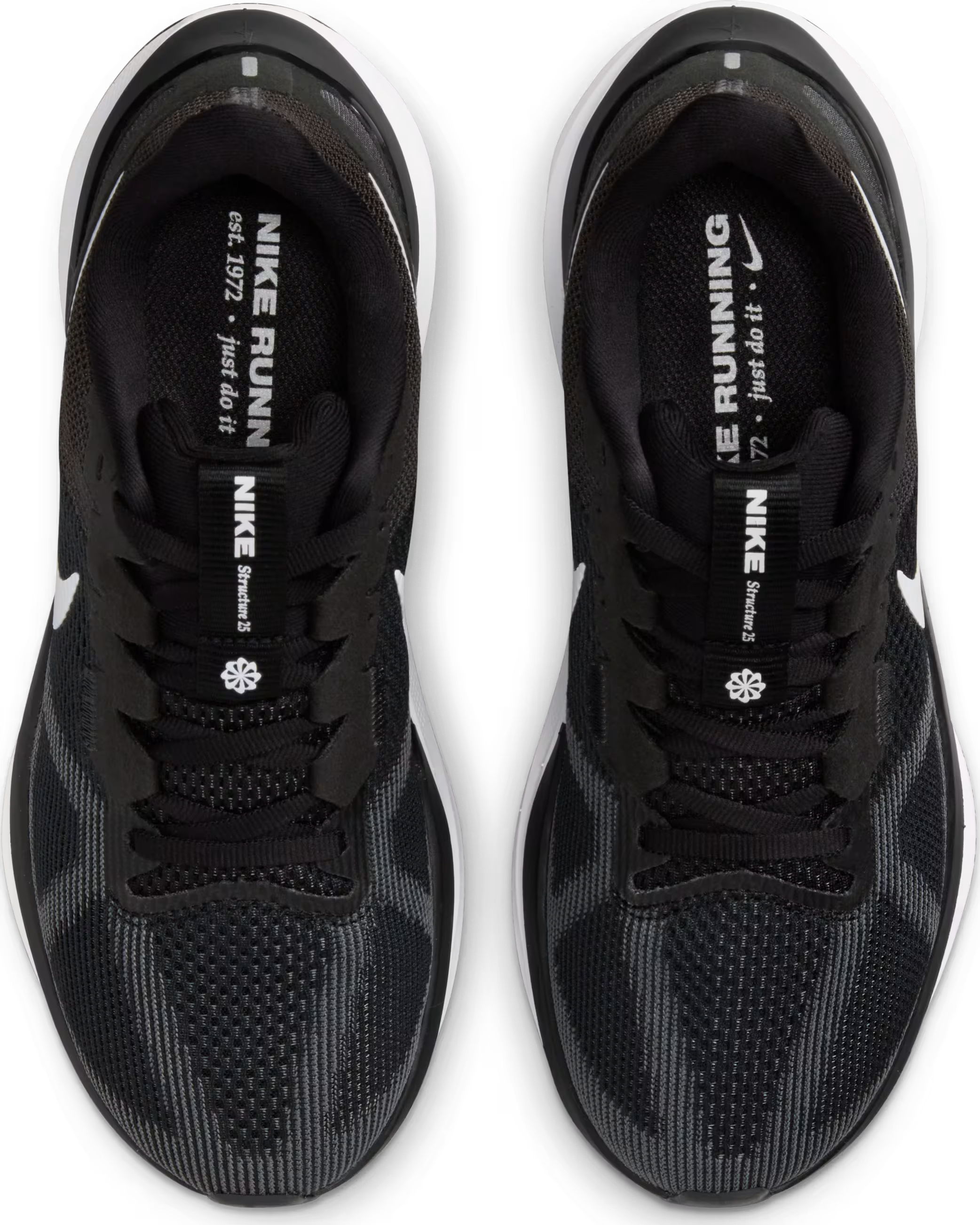 Nike Air Zoom Structure 25 Black White (Women's)