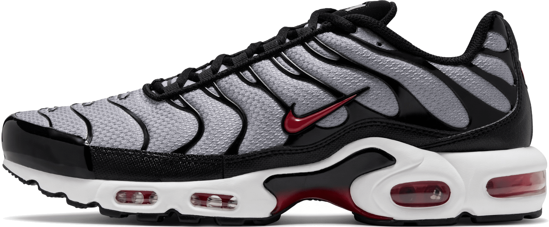 Nike Air Max Plus "Wolf Grey Black Tough Red"