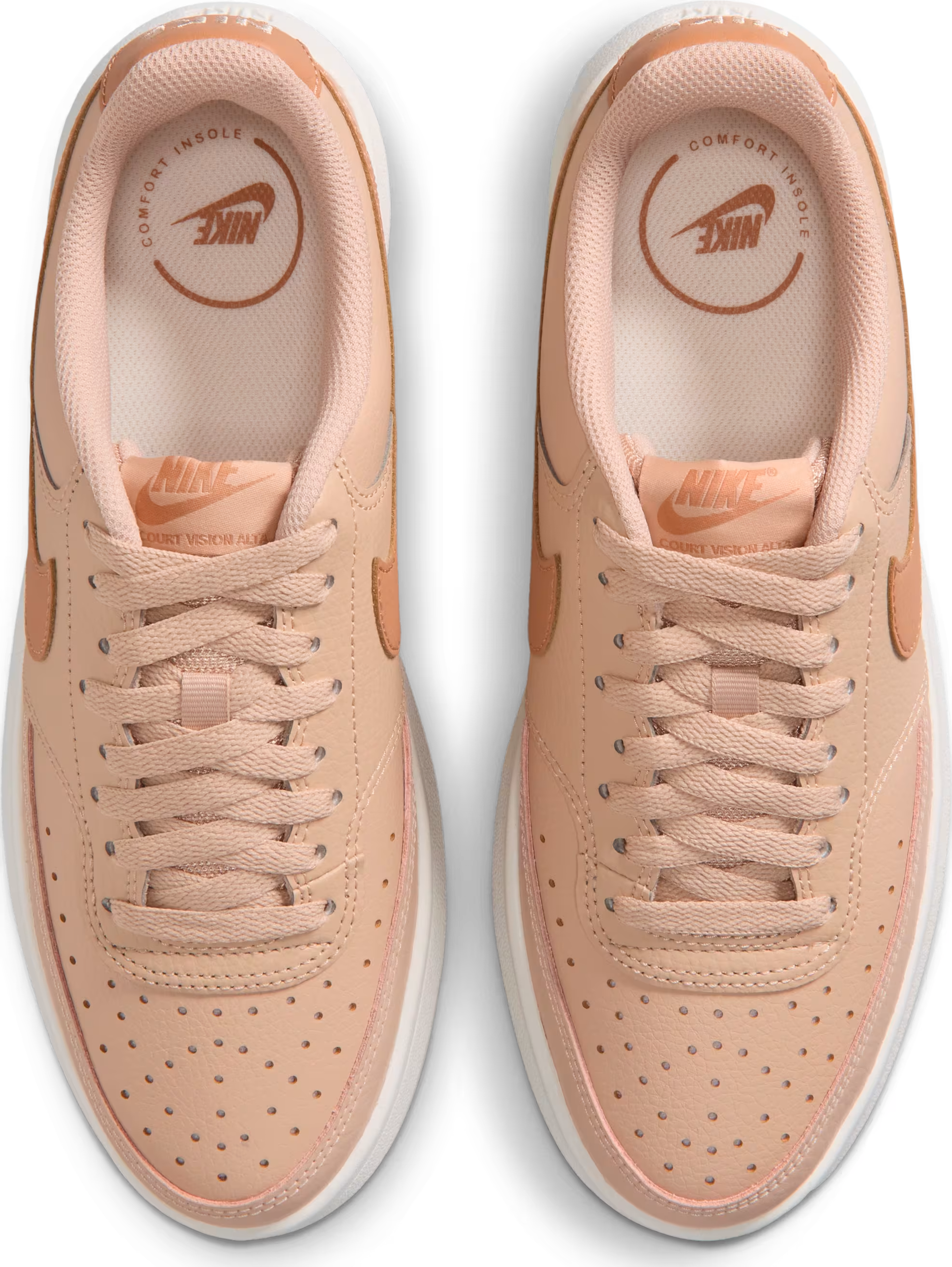 Nike Court Vision Alta Wmns "Light Cognac"