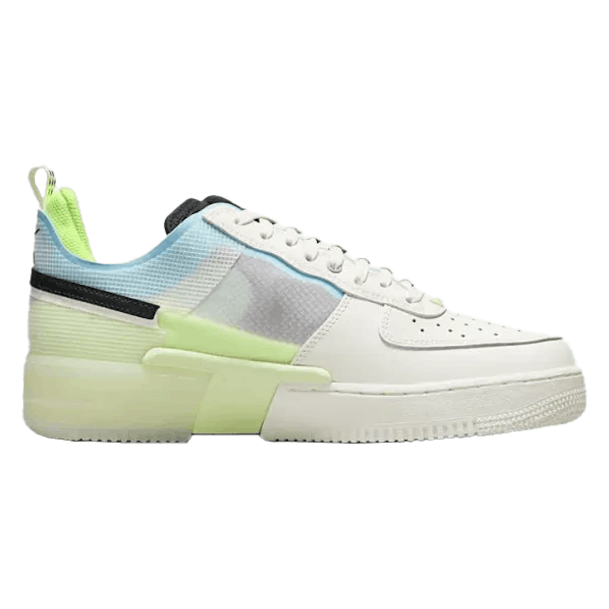 Nike Air Force 1 React Low "White/Lime/Blue"