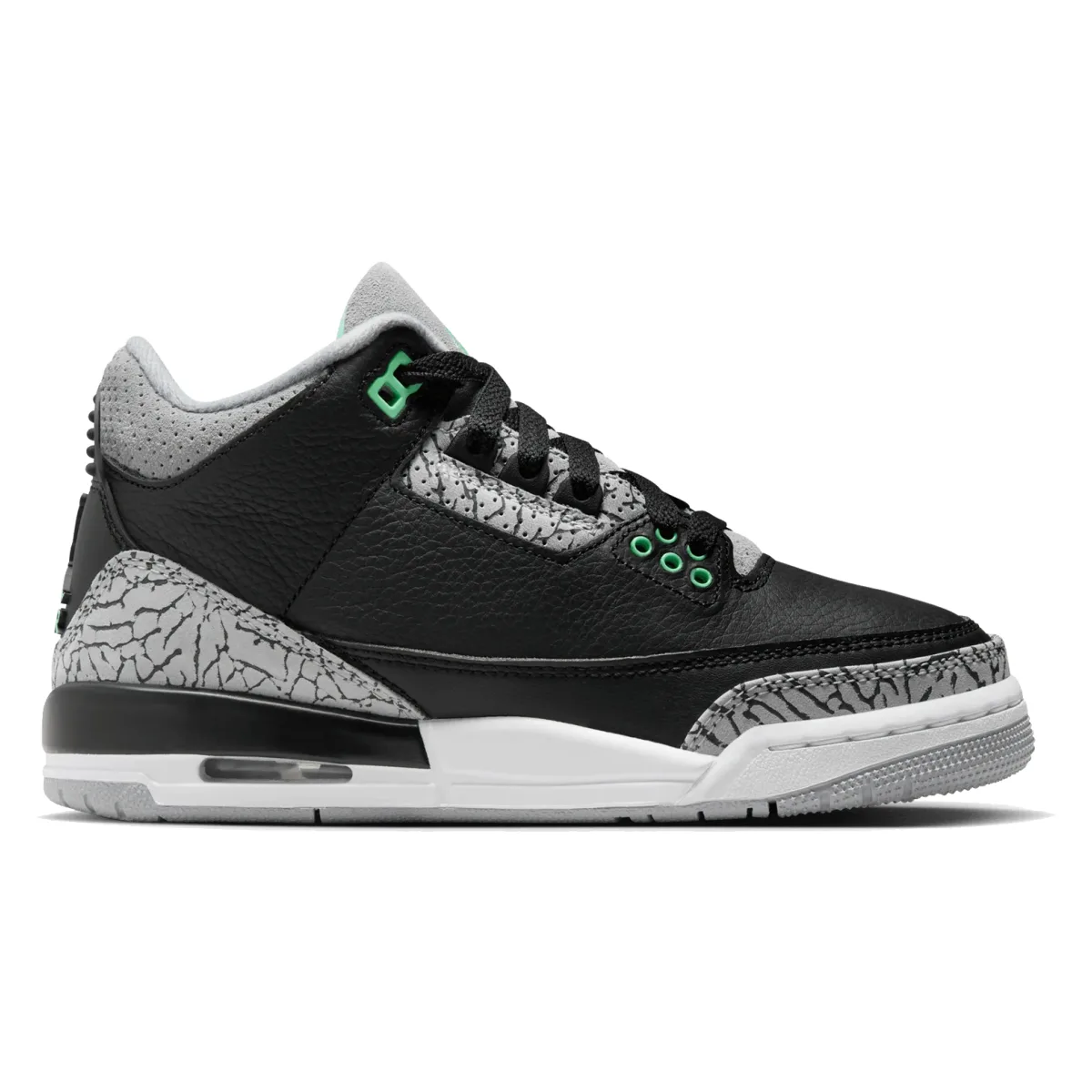 Air Jordan 3 Retro GS "Green Glow"