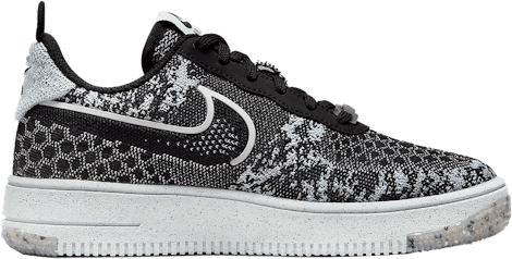 Nike Air Force 1 Crater Flyknit BG "Black"