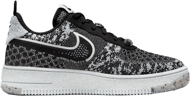 Nike Air Force 1 Crater Flyknit BG "Black"