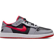 Air Jordan 1 Low FlyEase "Fired Red / Cement Grey"