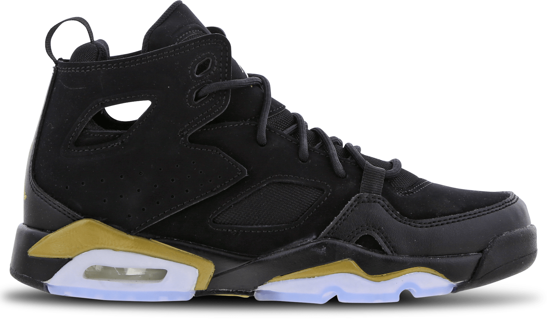 Air Jordan Flight Club '91 GS "Black Metallic Gold"