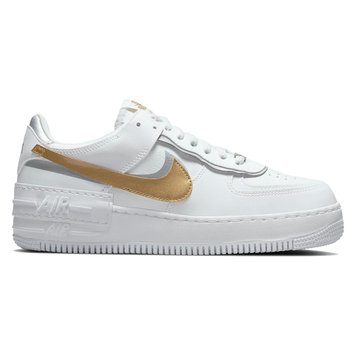 Nike WMNS Air Force 1 Shadow Gold Swoosh