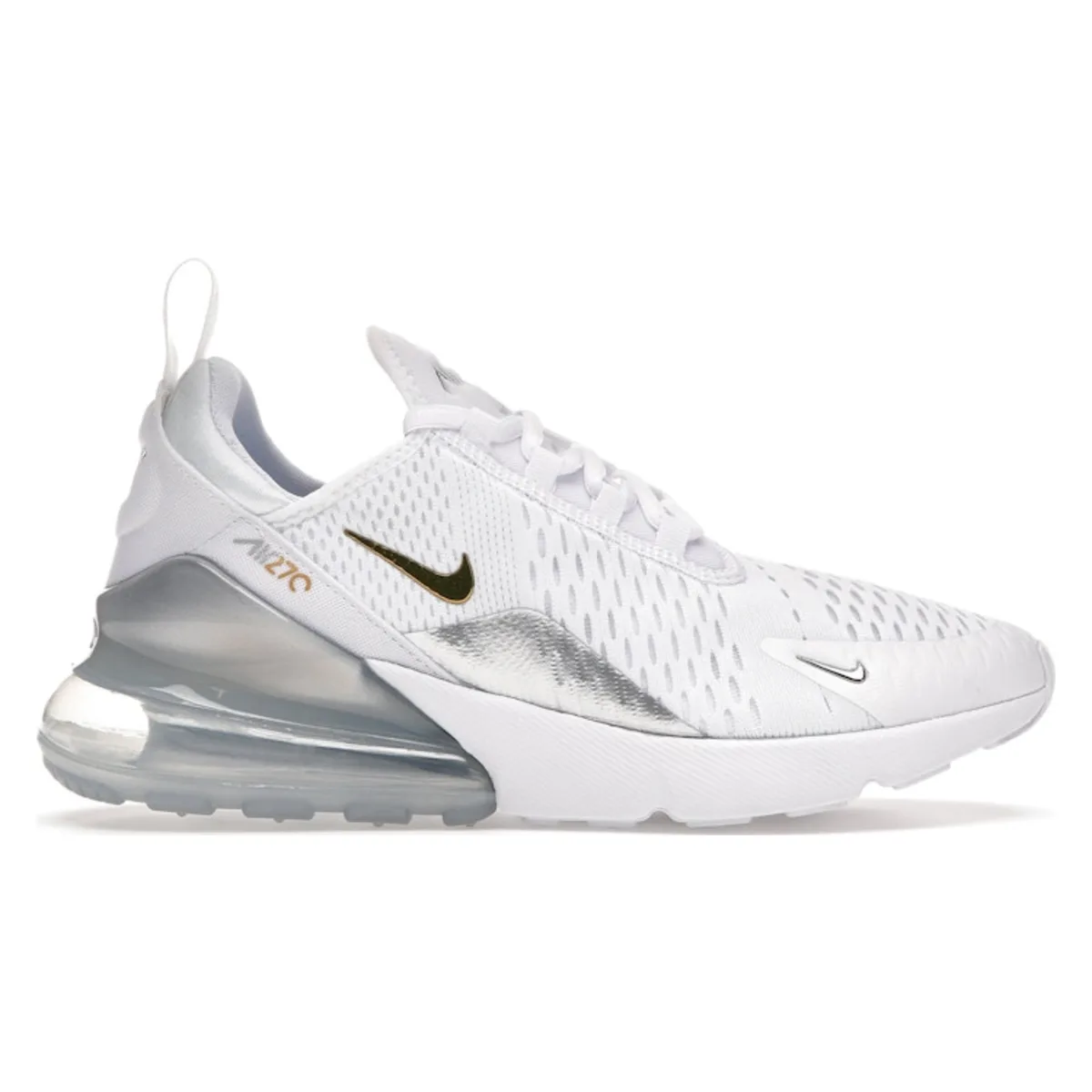 Nike Air Max 270 White Metallic Gold (W)