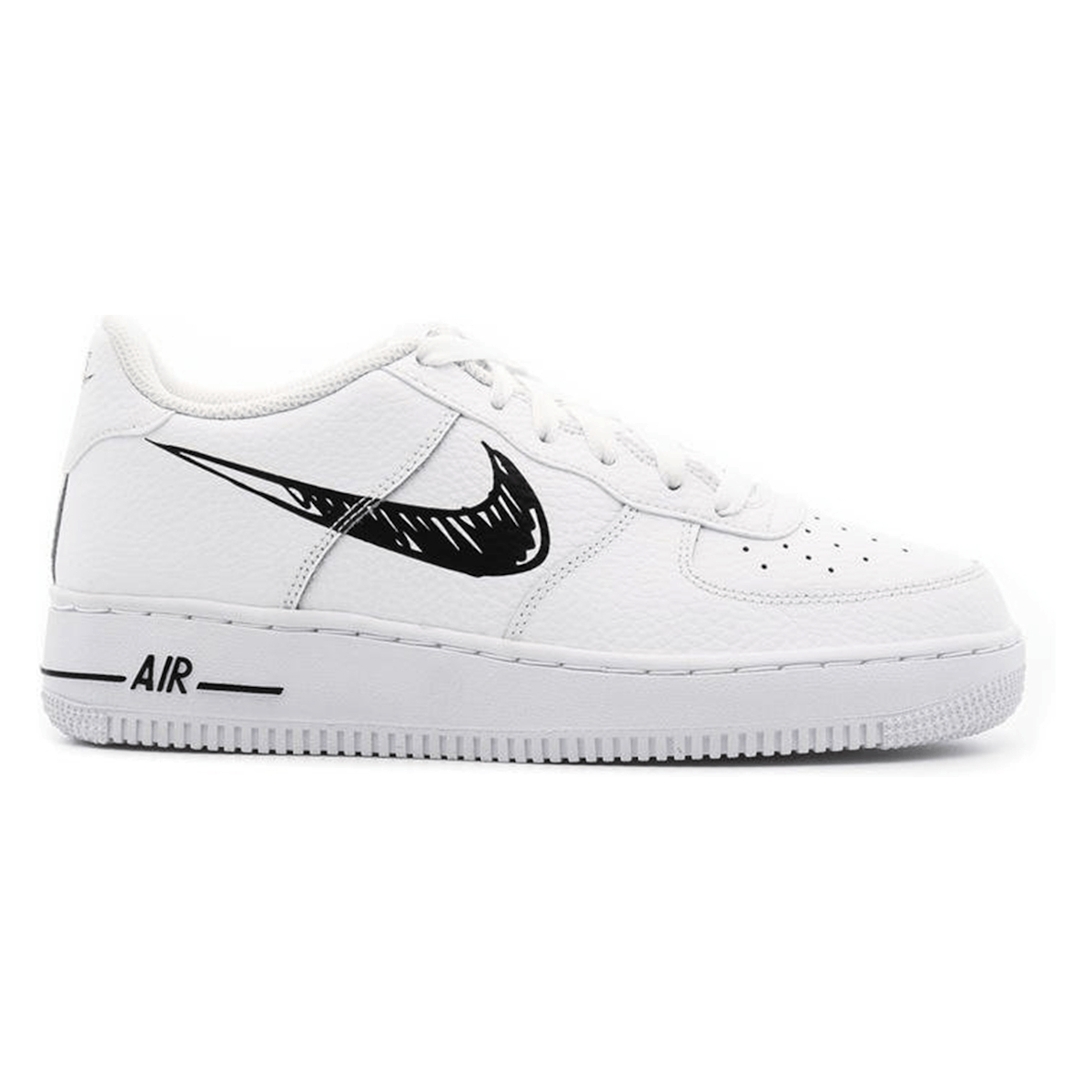 Nike Air Force 1 Low Sketch White Black (GS)