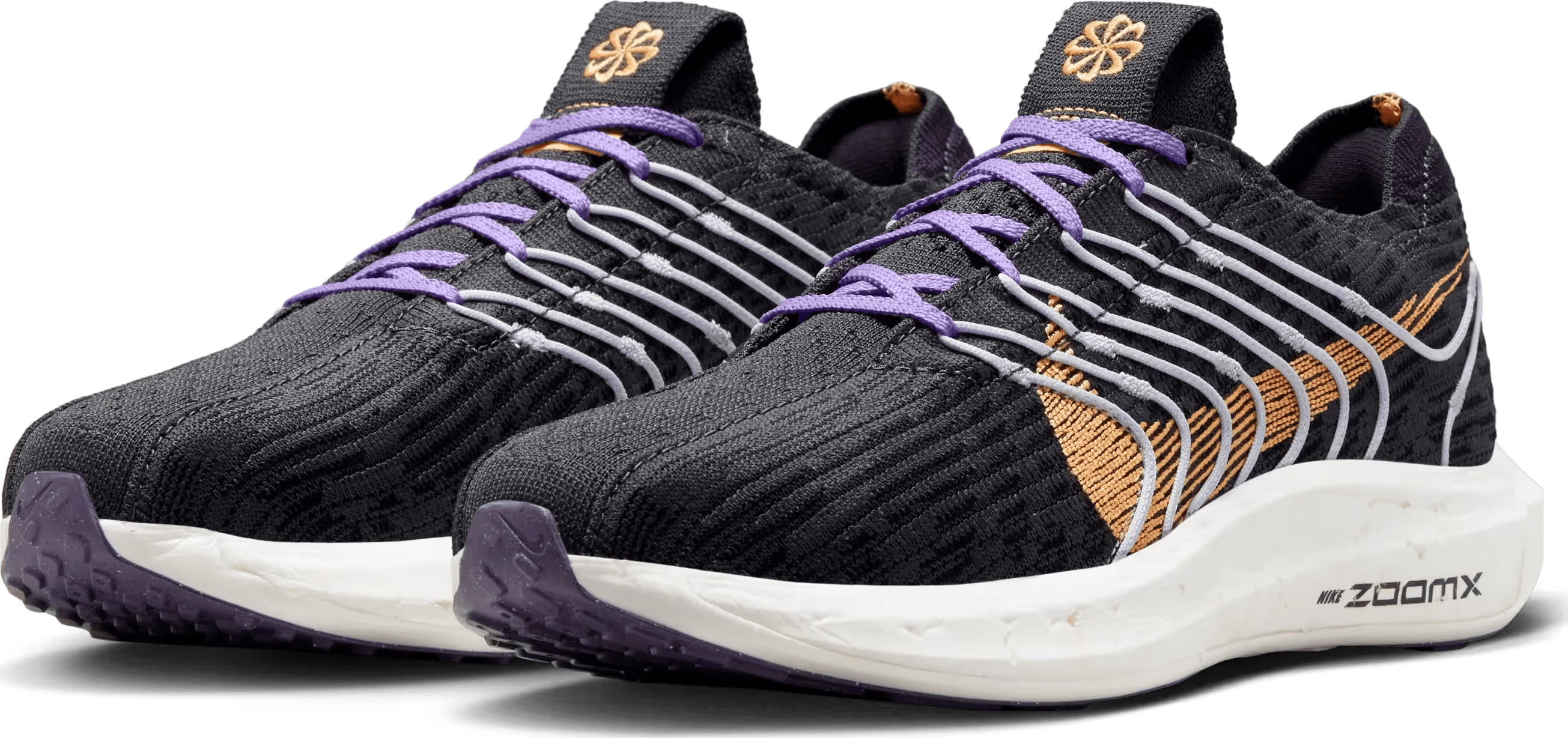 Nike Pegasus Turbo Next Nature Black Cave Purple Peach Cream (W)