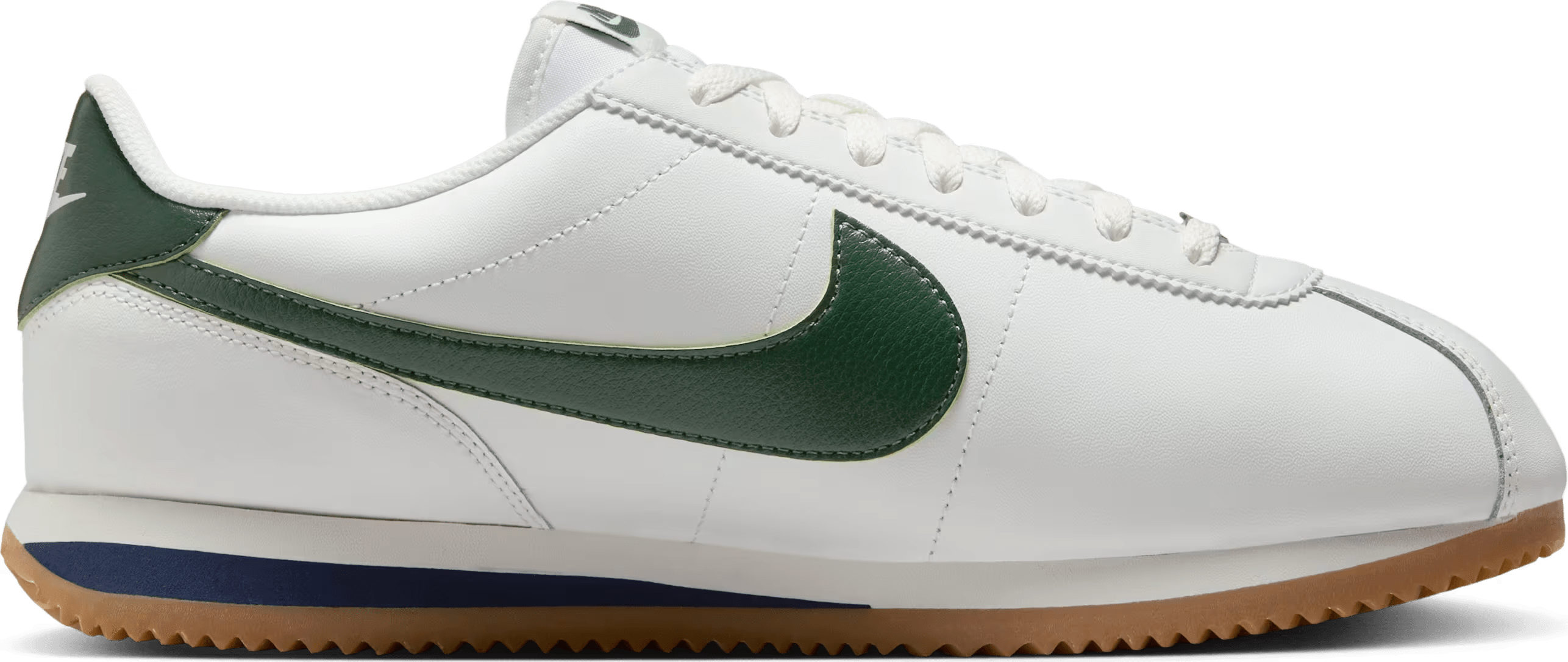 Nike Cortez Leather Summit White Fir Midnight Navy
