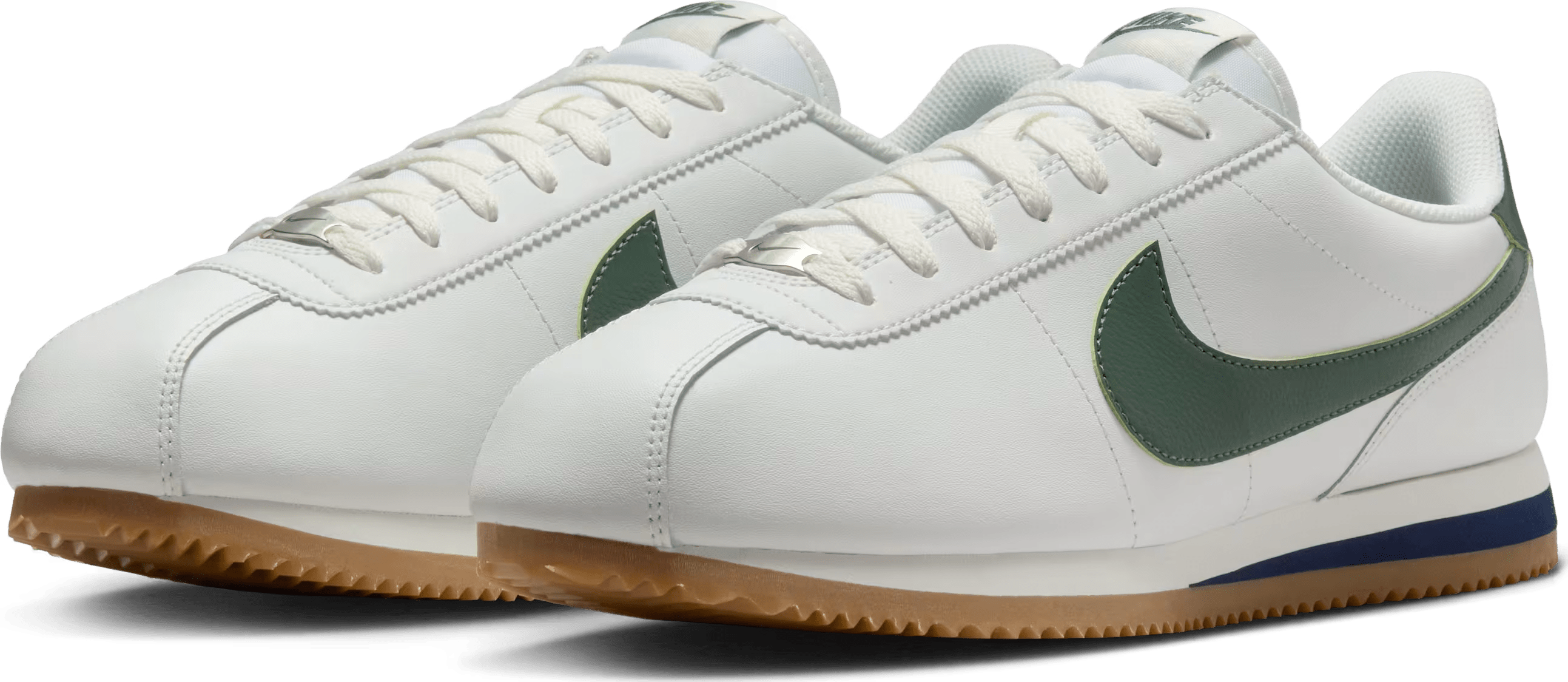 Nike Cortez Leather Summit White Fir Midnight Navy