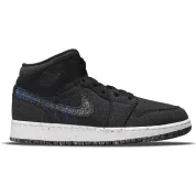Jordan 1 Mid SE Crater Black (GS)