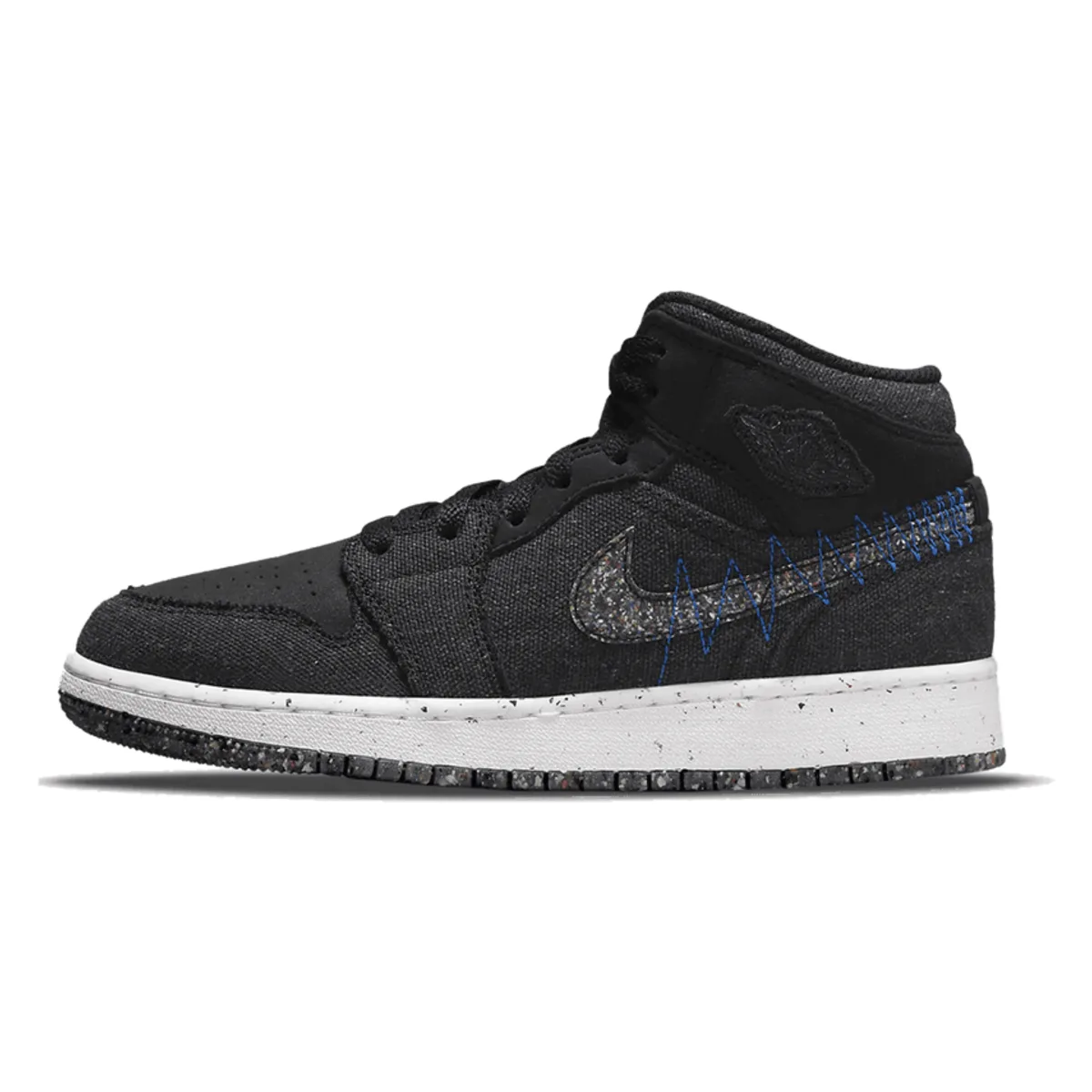 Jordan 1 Mid SE Crater Black (GS)