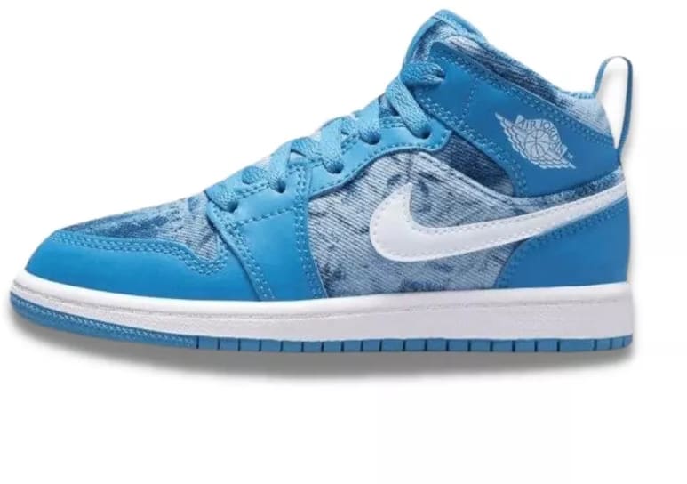 Jordan 1 Mid Washed Denim (GS)