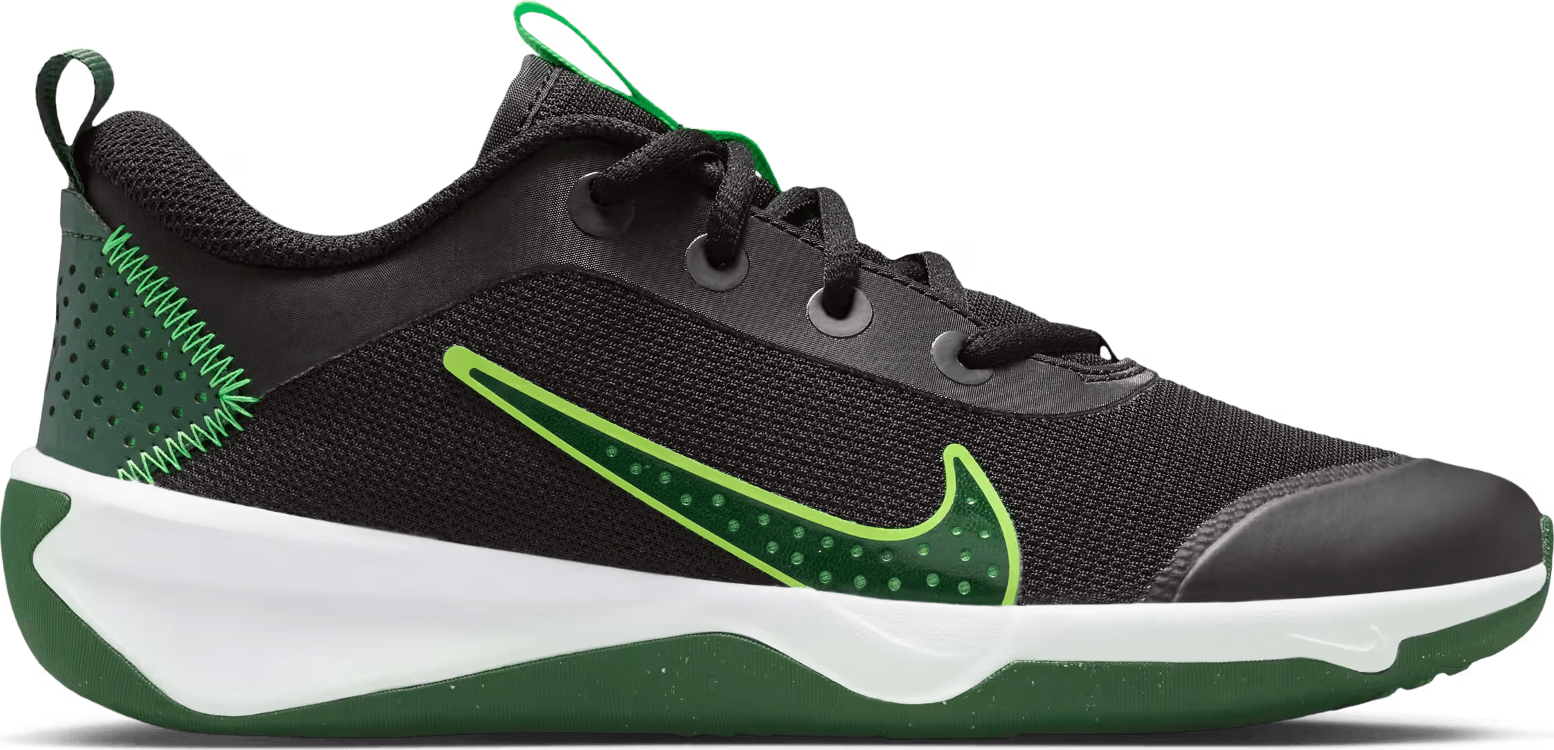 Nike Omni Multi-Court Black Green Strike Fir (GS)