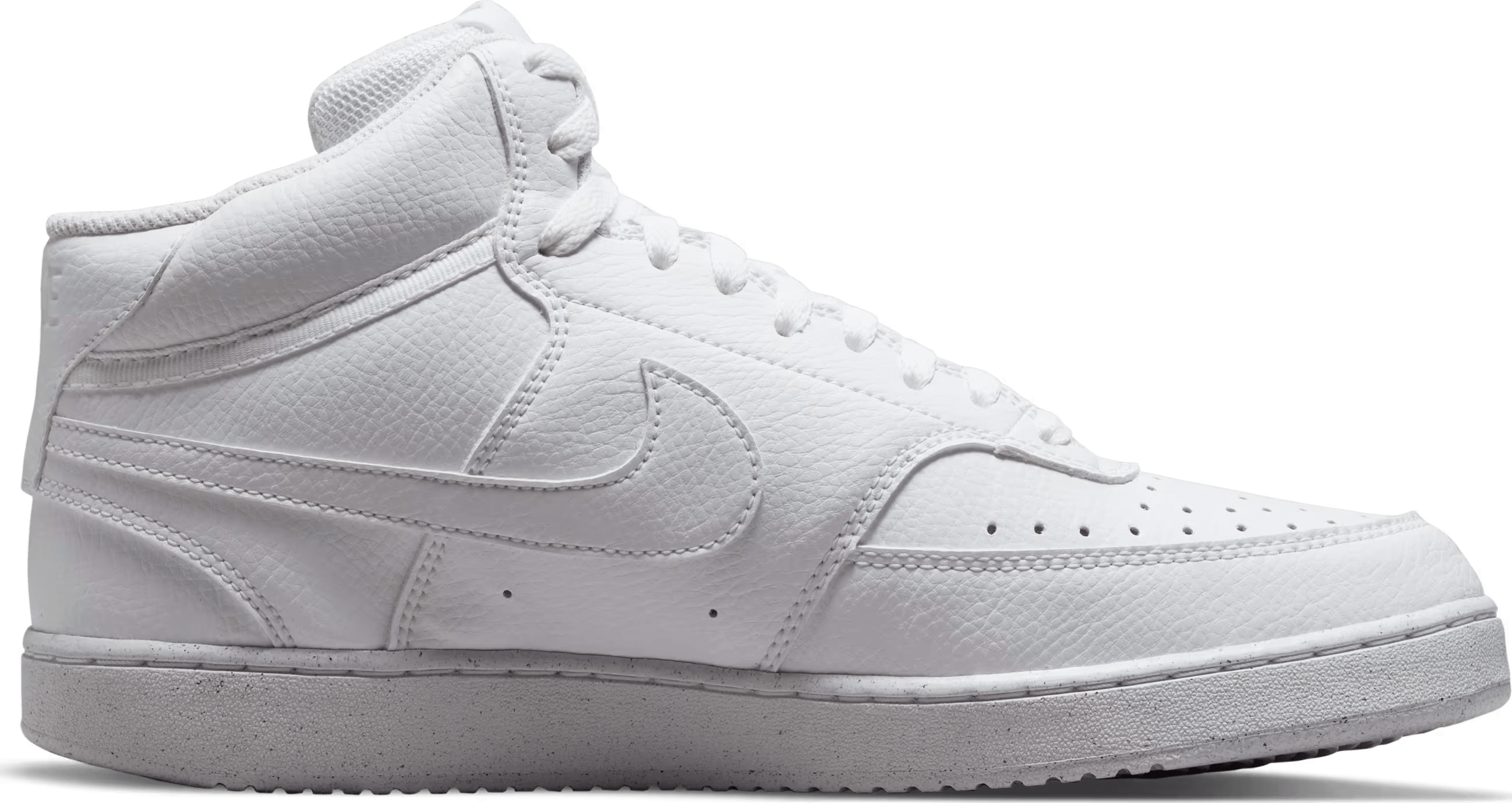 Nike Court Vision Mid Next Nature "Triple White"