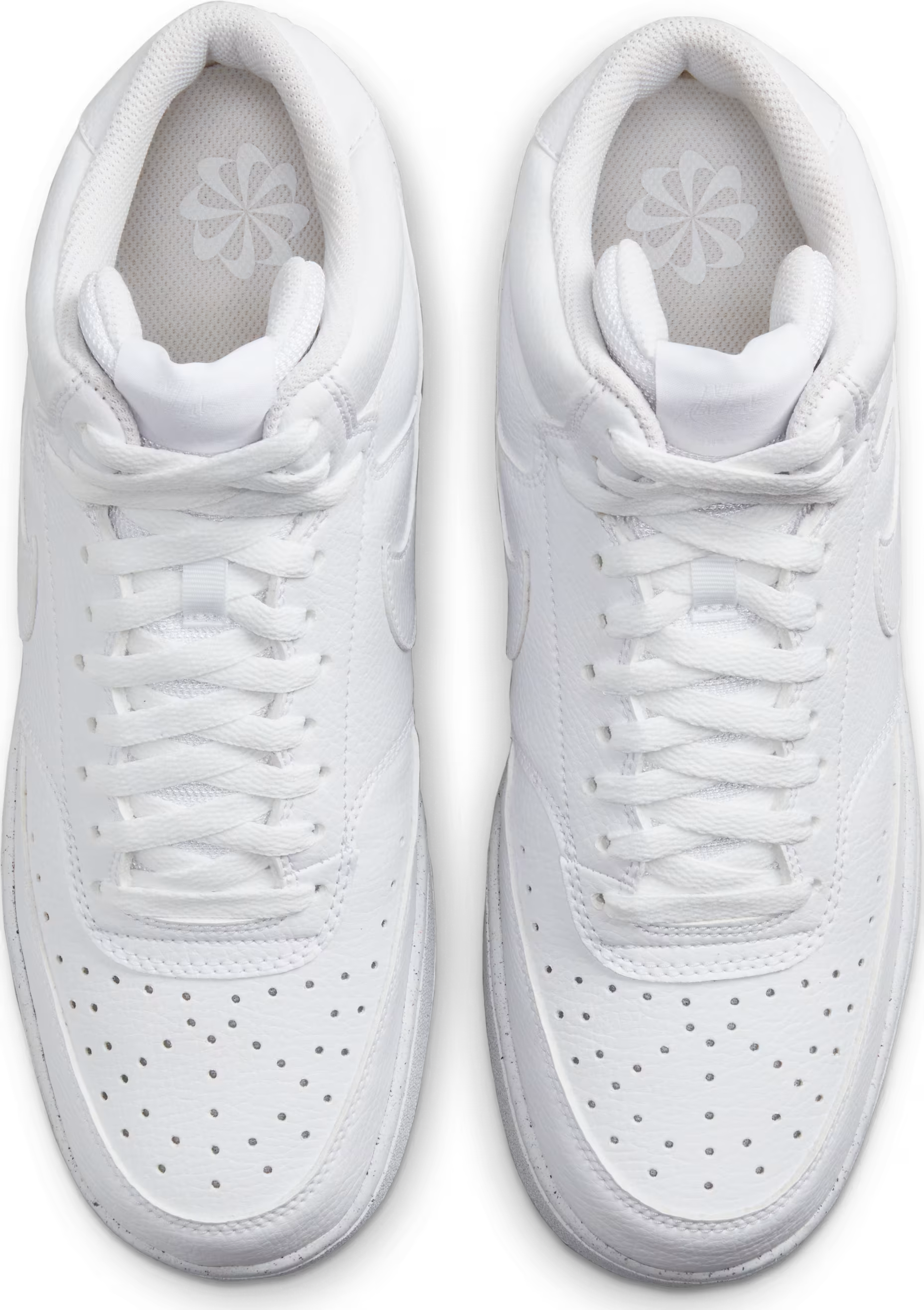 Nike Court Vision Mid Next Nature "Triple White"