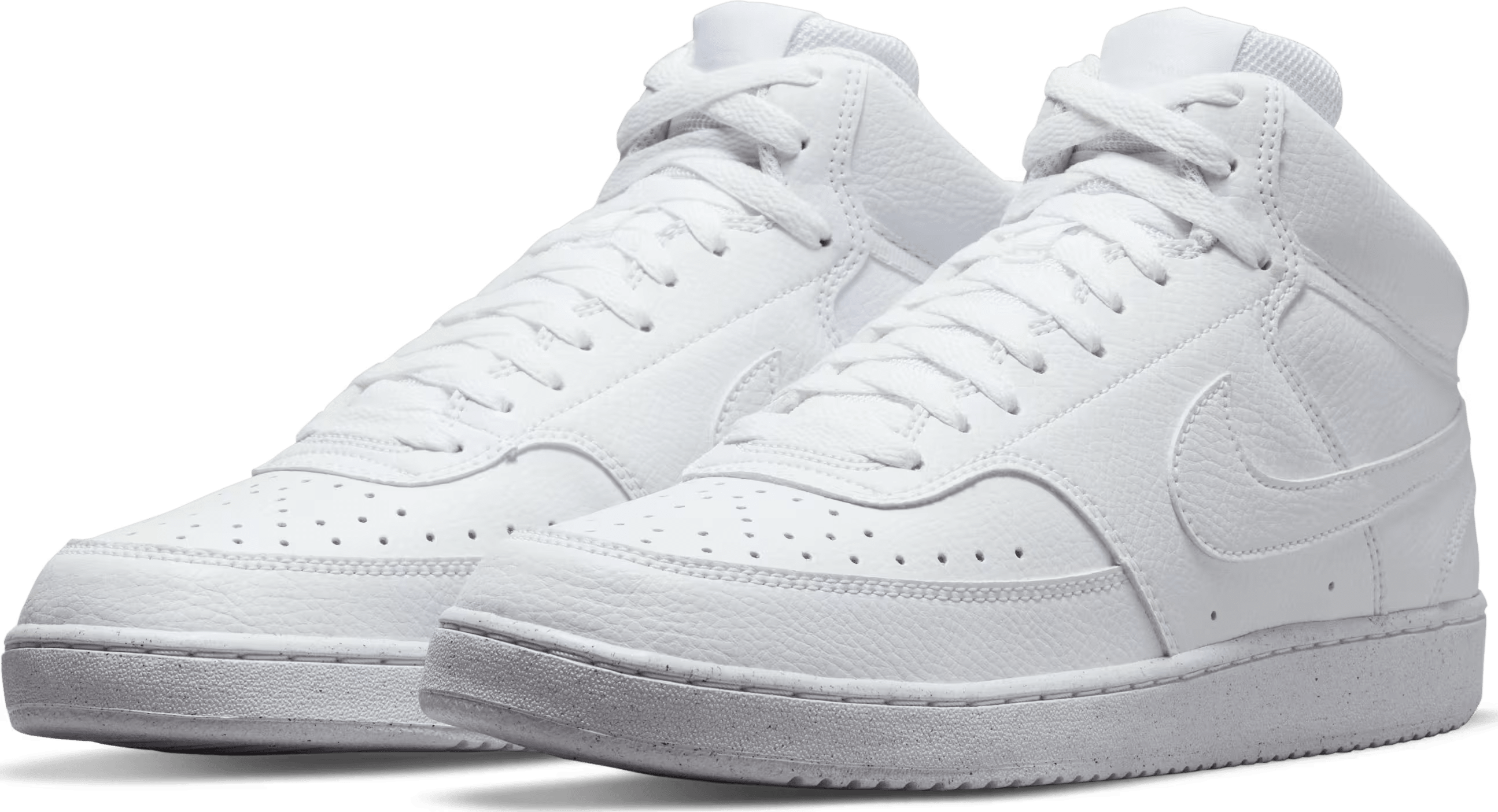 Nike Court Vision Mid Next Nature "Triple White"