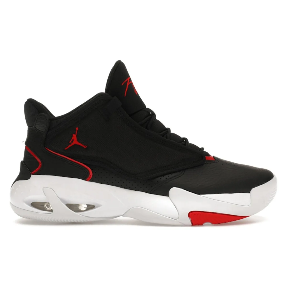 Jordan Max Aura 4 Black University Red