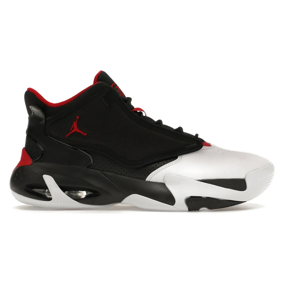 Jordan Max Aura 4 Black Gym Red White