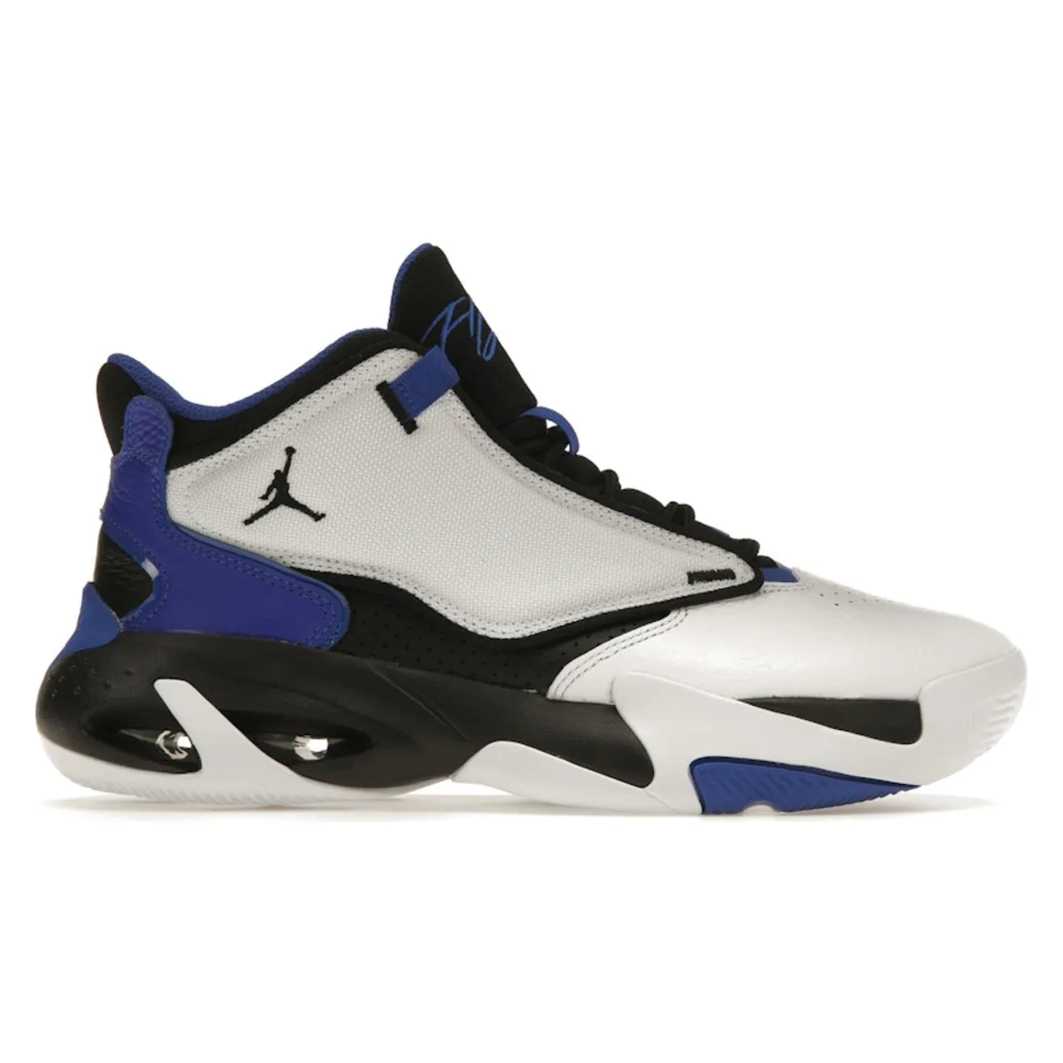 Jordan Max Aura 4 White Black Hyper Royal