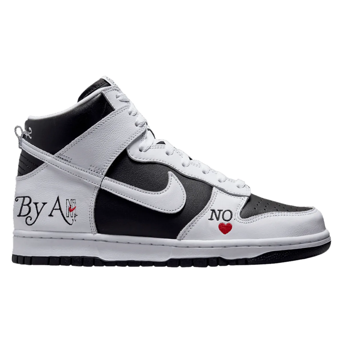 Supreme x Nike Dunk High SB By Any Means "Black"