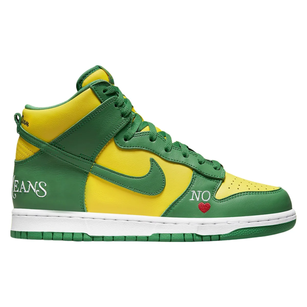 Supreme x Nike Dunk High SB By Any Means "Green"