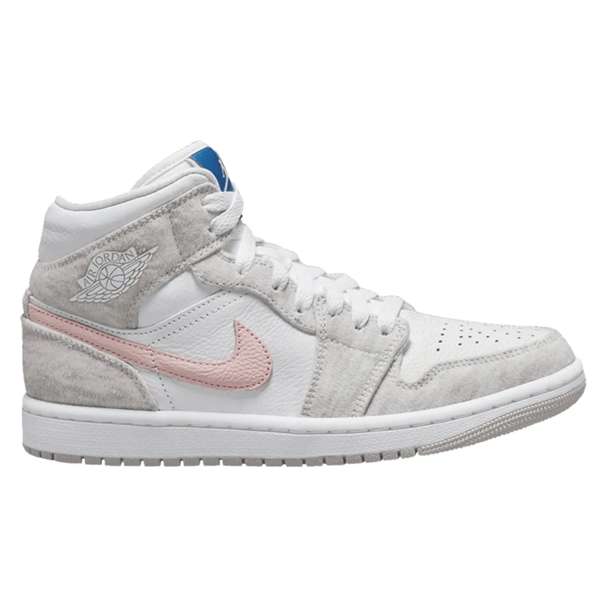 Air Jordan 1 Mid SE WMNS "White Light Iron Ore"