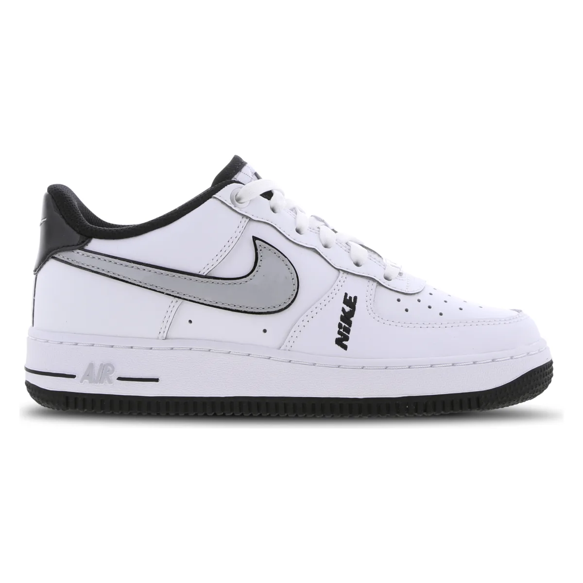 Nike Air Force 1 Low LV8 White Wolf Grey Black (GS)