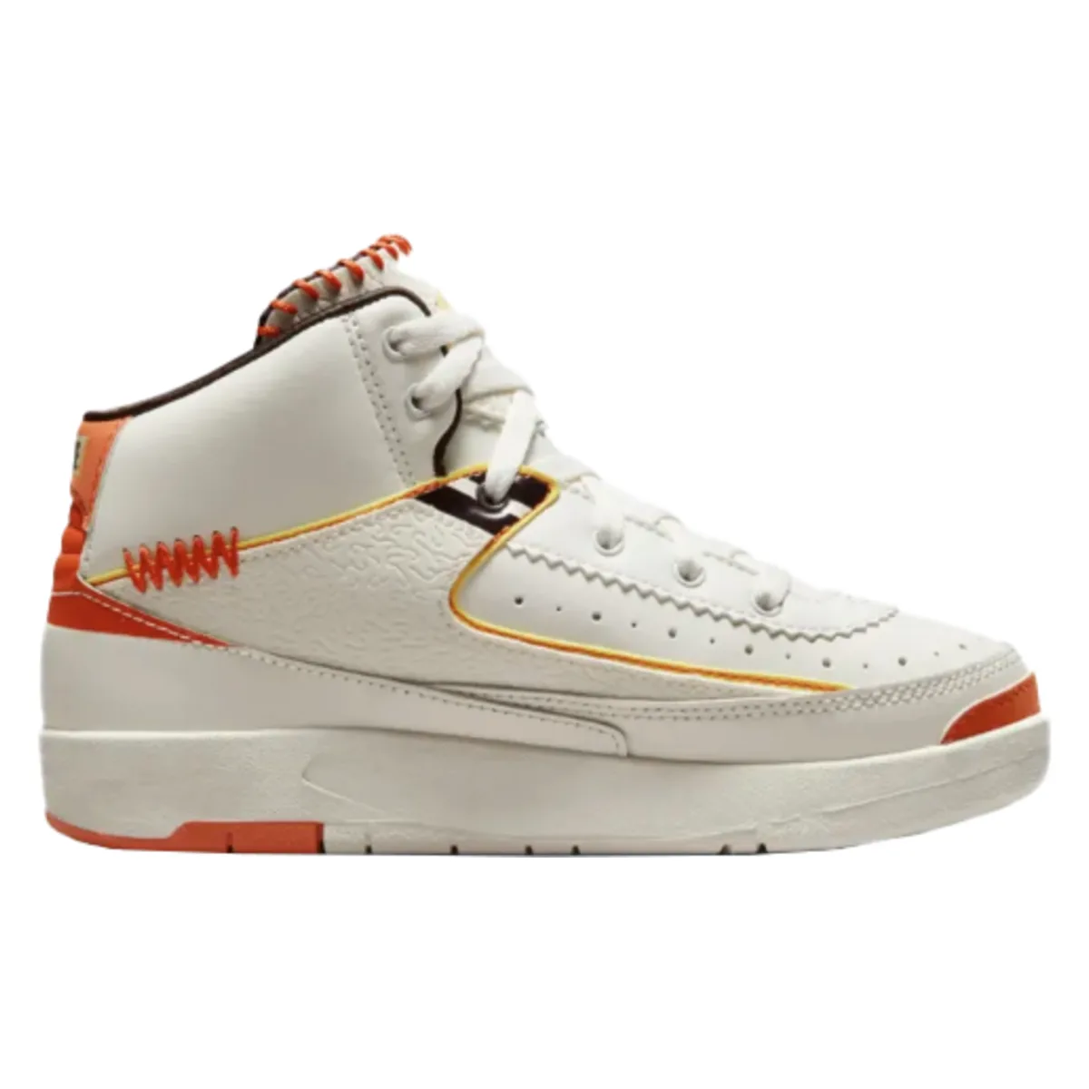 Little Kids' Air Jordan 2 x Maison Château Rouge "Orange and Sail"
