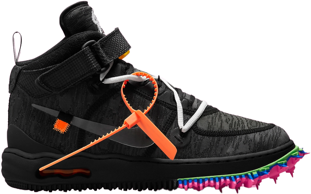 Air force 1 off white black deals