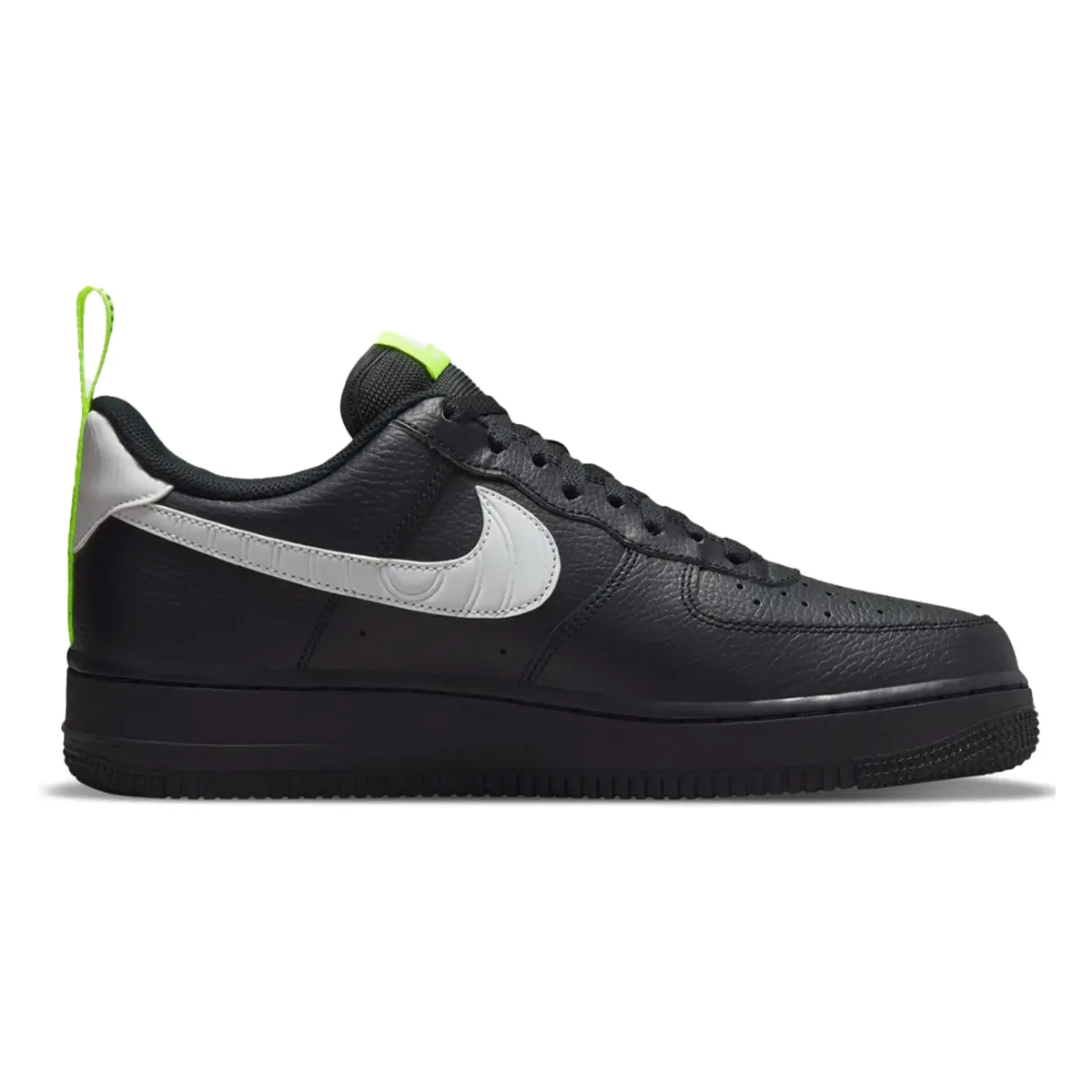 Nike Air Force 1 Black "Reflective Swoosh"