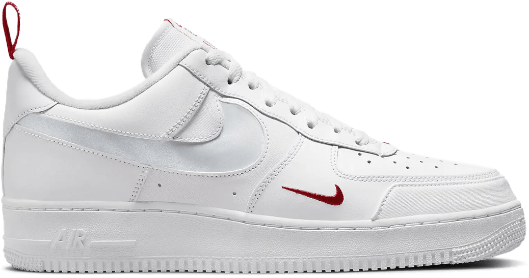 Nike Air Force1 Low "Red Mini Swoosh"