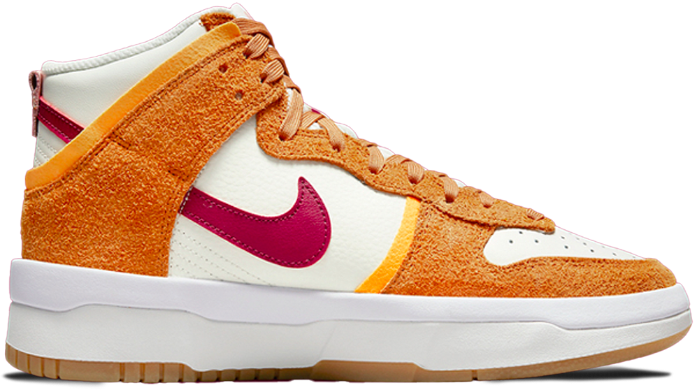 Nike Dunk High Up "Rush Maroon"