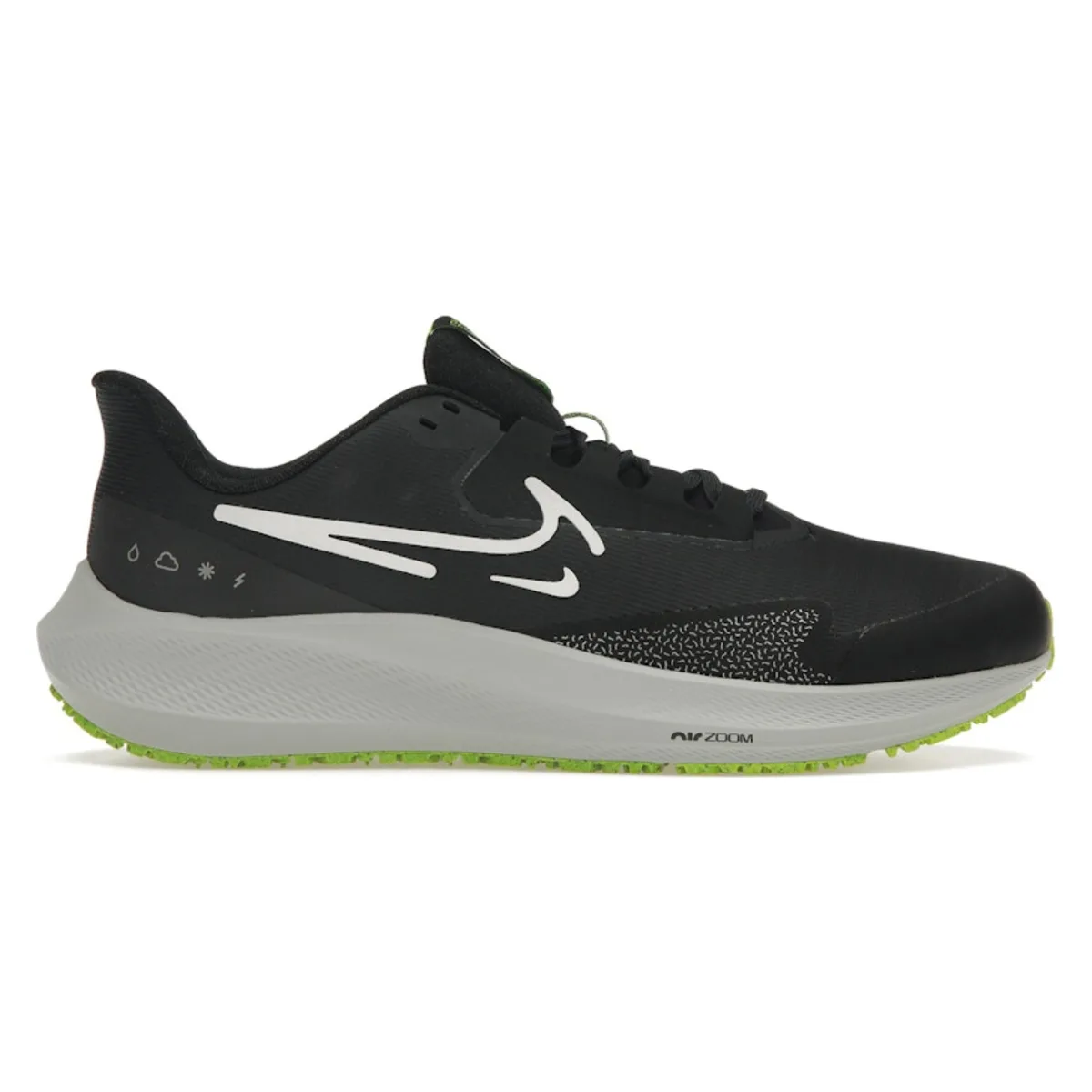 Nike Air Zoom Pegasus 39 Shield Black Dark Smoke Grey Volt