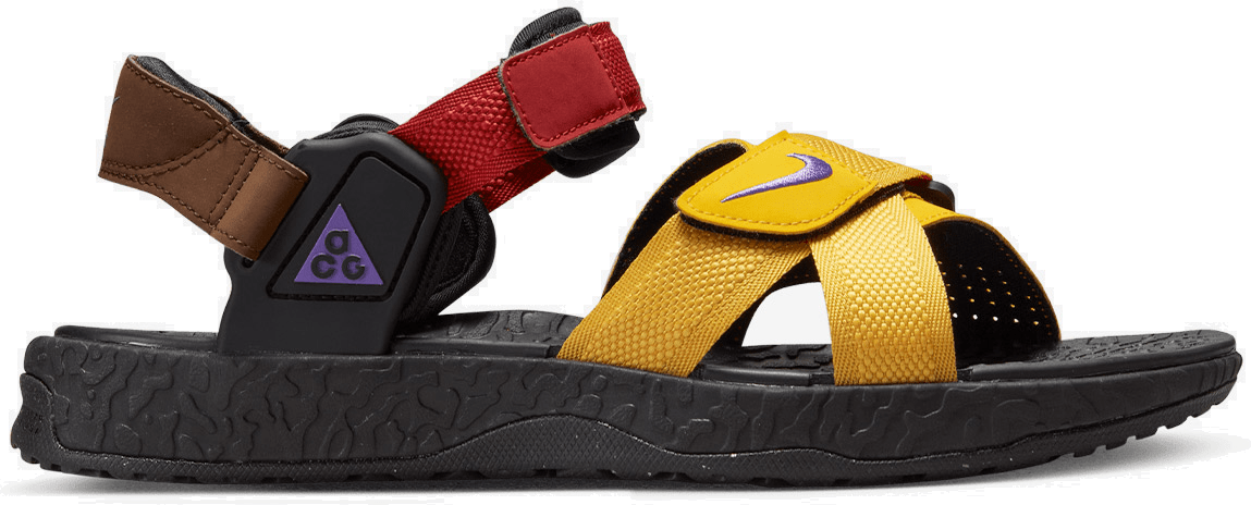 Nike ACG Air Deschutz+ Brown Red Yellow