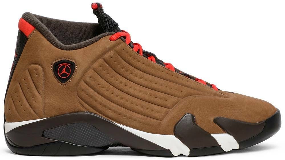 jordans 14 brown