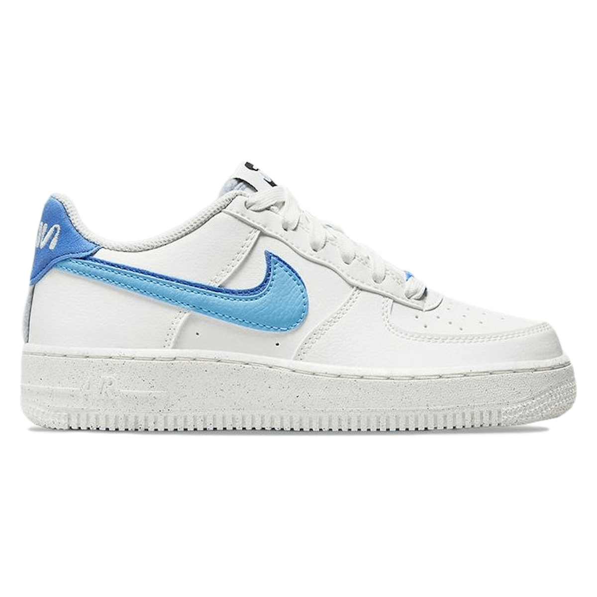 Nike Air Force 1 Low 82 Double Swoosh White Medium Blue (GS)