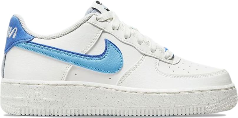 Nike Air Force 1 Low 82 Double Swoosh White Medium Blue (GS)