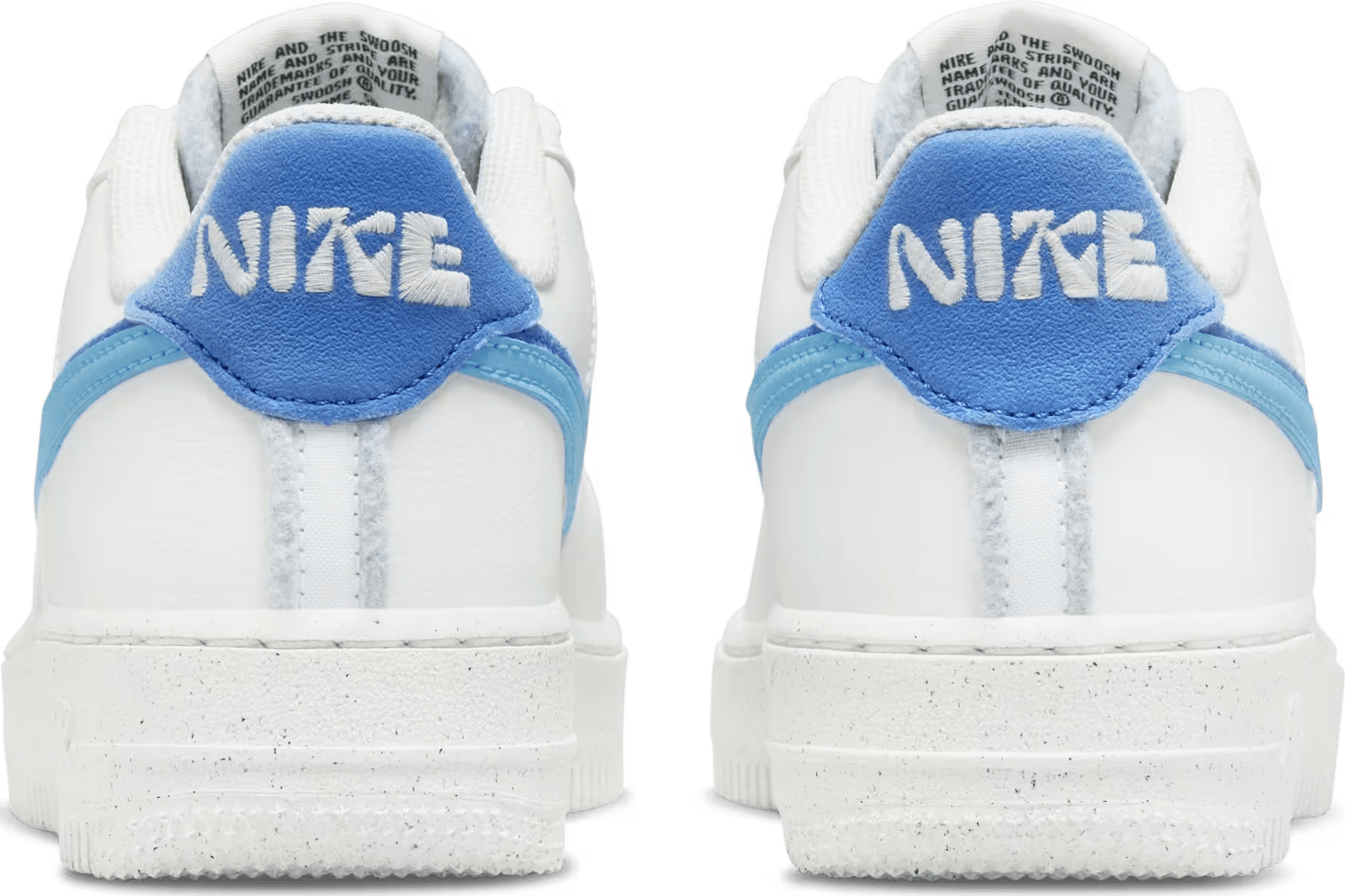 Nike Air Force 1 Low 82 Double Swoosh White Medium Blue (GS)