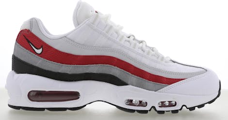Nike Air Max 95 White Varsity Red Particle Gray
