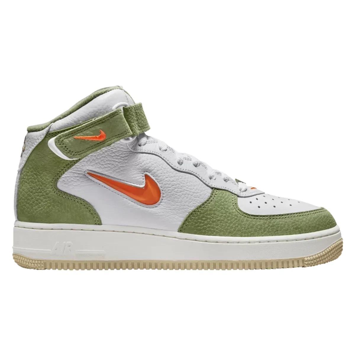 Nike Air Force 1 Mid QS "Olive Green Total Orange"