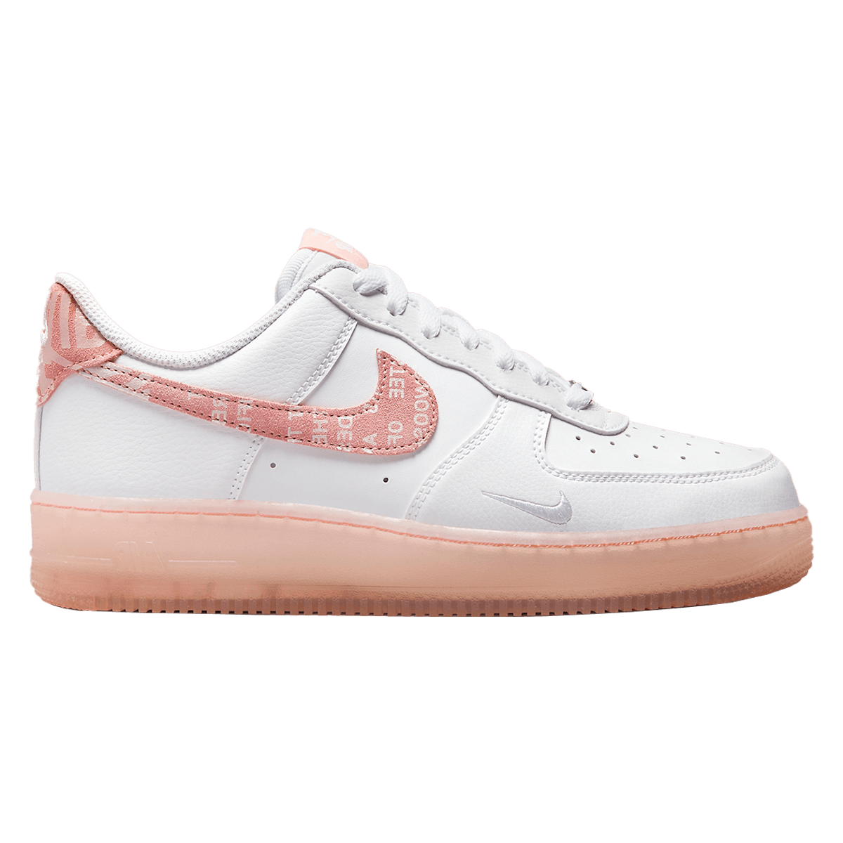 Nike Air Force 1 Overbranded "White Pink"