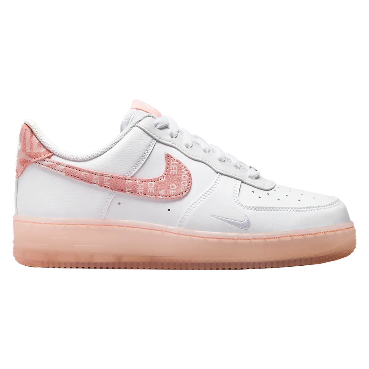 Nike Air Force 1 Overbranded "White Pink"