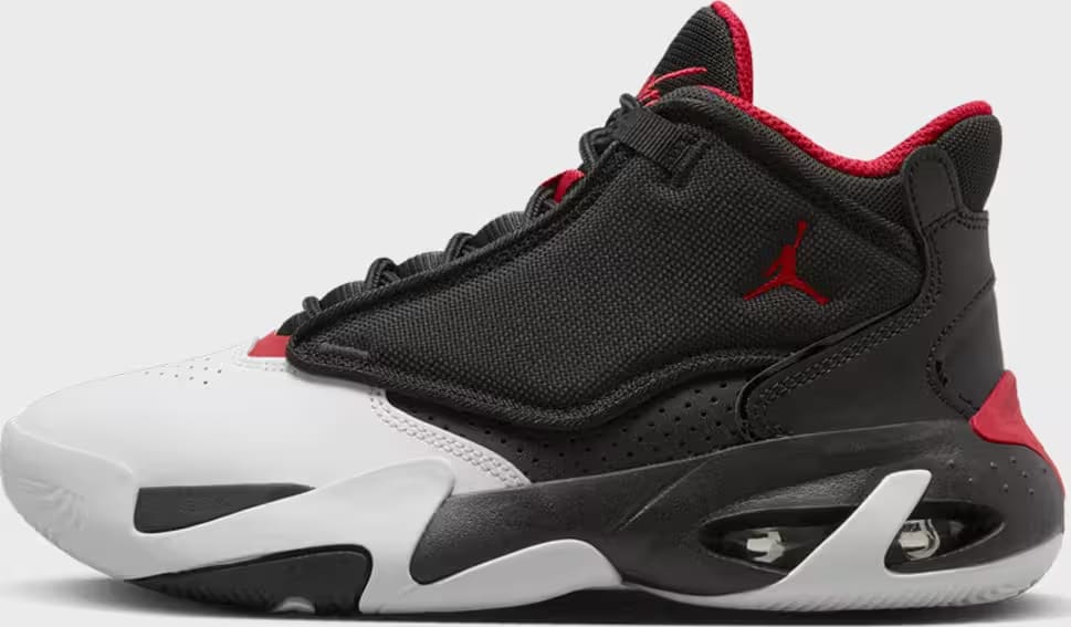 Jordan Max Aura 4 Black White Gym Red (GS)