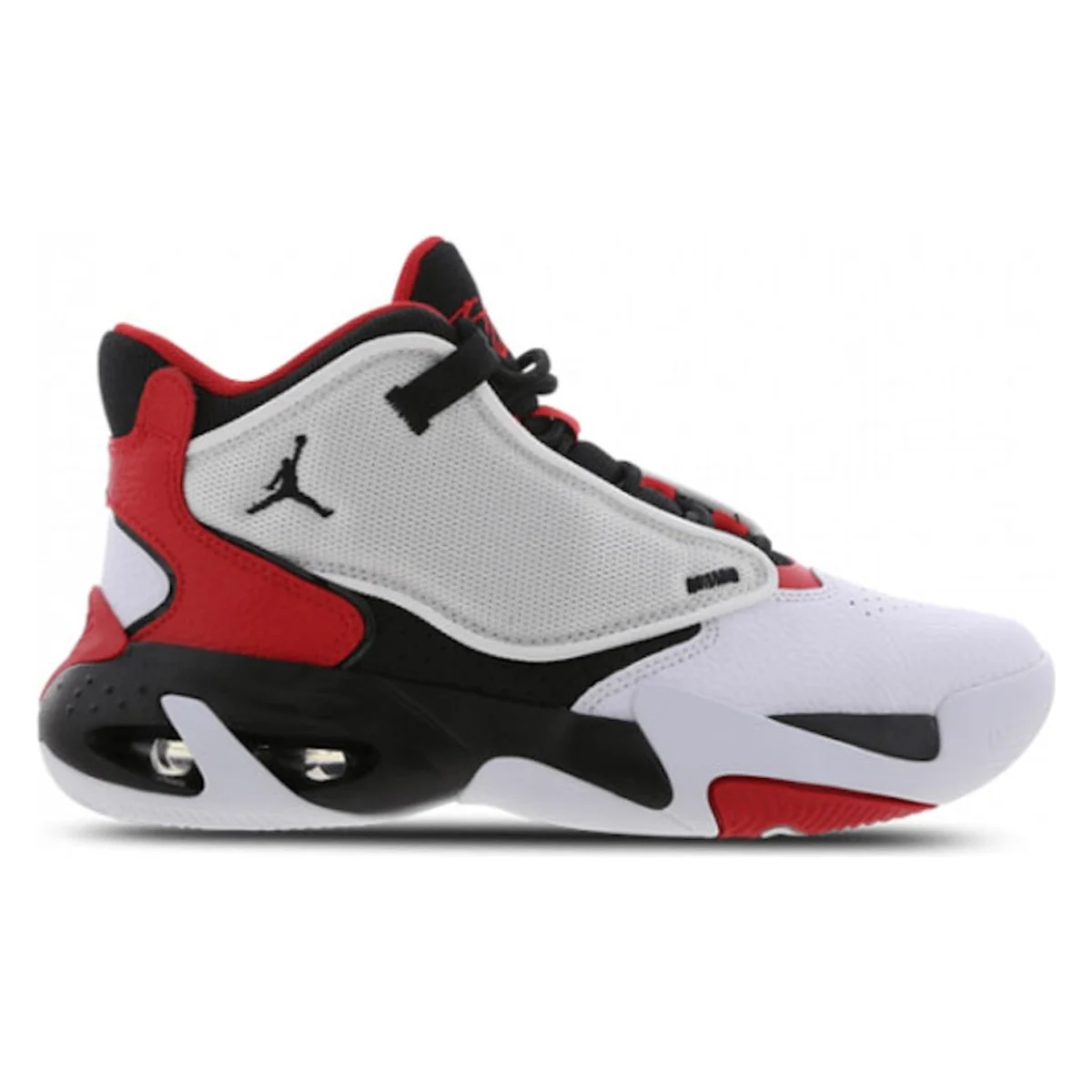 Jordan Max Aura 4 White Black University Red (GS)