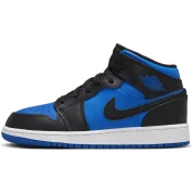 Air Jordan 1 Mid GS "Black Royal Blue"