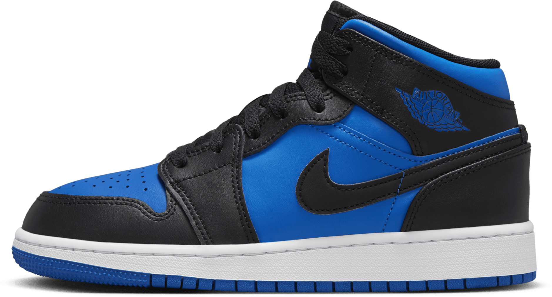 Jordan air 1 mid blauw hotsell