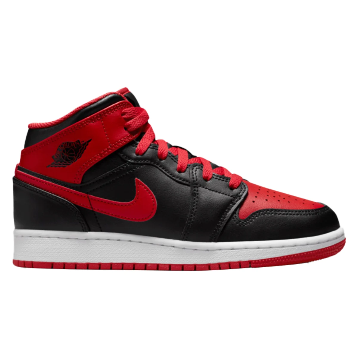 Air Jordan 1 Mid GS "Fire Red"