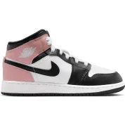 Air Jordan 1 Mid GS "Black Rust Pink"